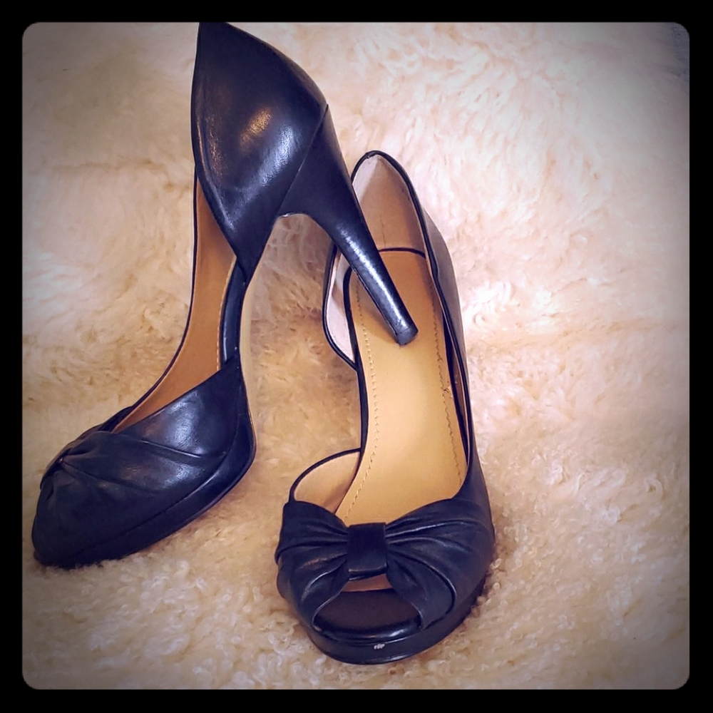 Nine West Black D'orsay Pumps